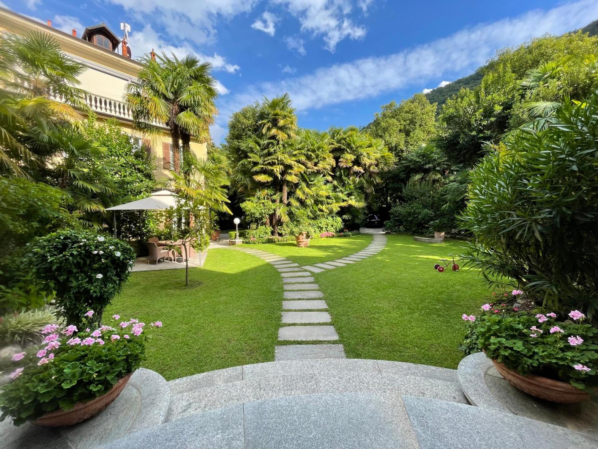 Villa Palmira Kinderfreies Hotel Cannobio Exteriér fotografie